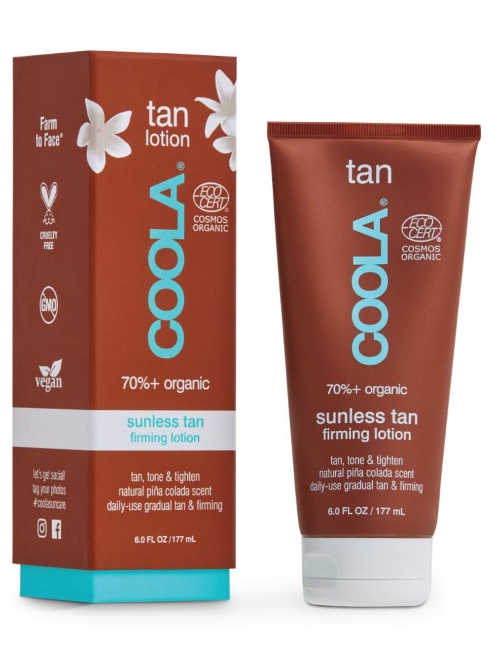 COOLA Sunless Tan Firming Lotion — 6.0 Fl Oz